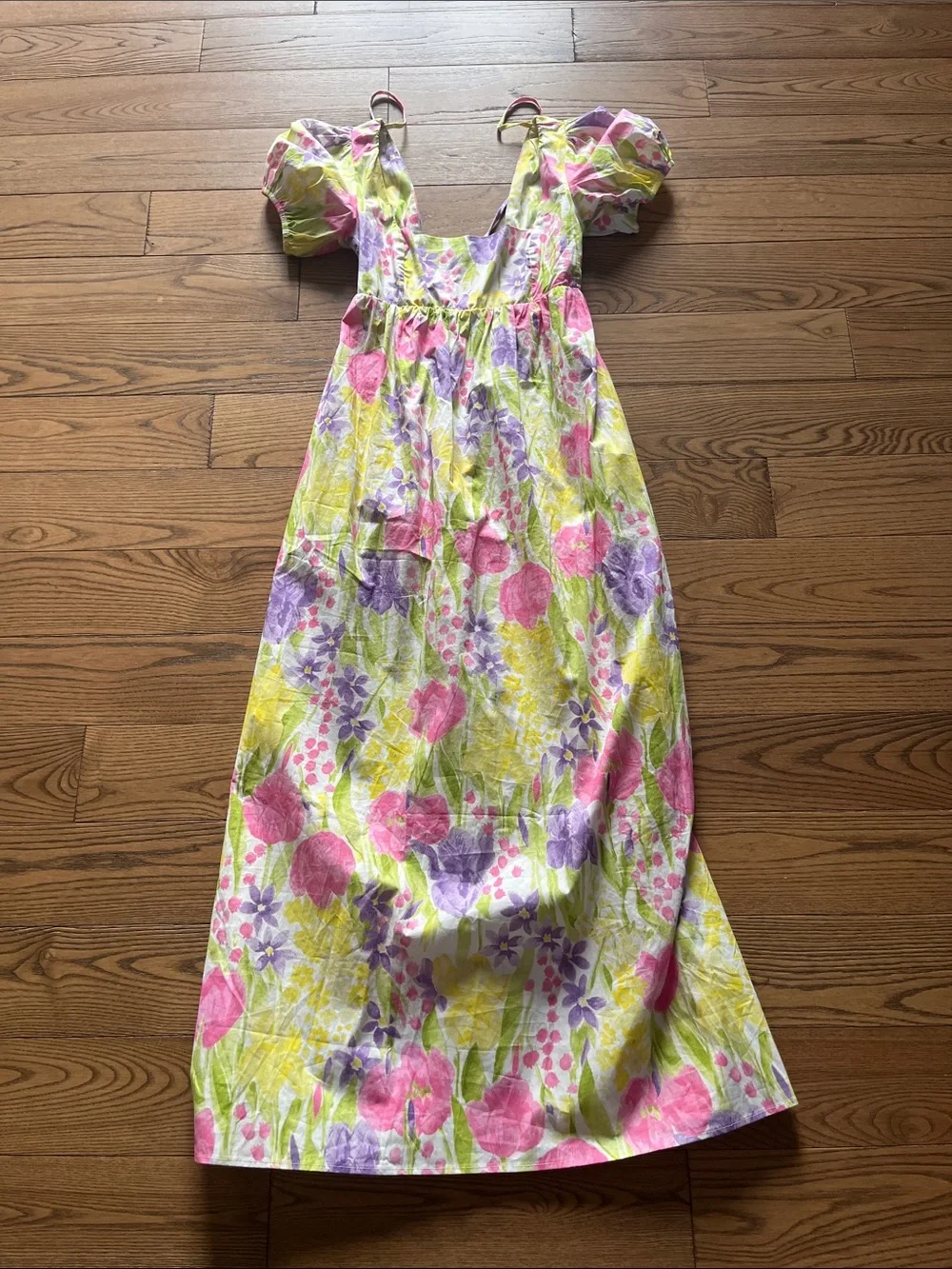 Show Me Your MuMu Pink Yellow Purple Floral Maxi Dress - Picture 2 of 6